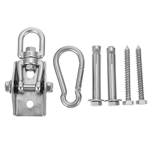 Milisten 1 Satz Edelstahl -federung Kit Schaukel Karabinerhaken Aus Metall Schwenkrotationshaken Haken Zum Aufhängen Für Hängematten Swing Universal Radhaken Silber Rostfreier Stahl Milisten 1 Satz Edelstahl -federung Kit Schaukel Karabinerhaken Aus Metall Schwenkrotationshaken Haken Zum Aufhängen Für Hängematten Swing Universal Radhaken Silber Rostfreier Stahl von Milisten