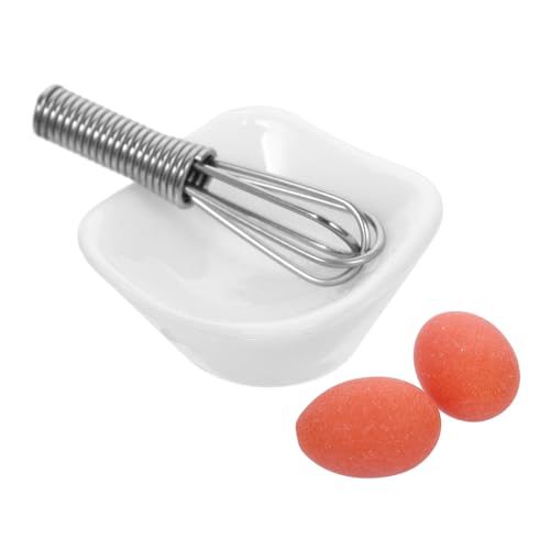 Milisten 1satz Miniatur Eierbeater Set Mit Schüssel Und Eiern Für Puppenhäuser Teiliges Küchenzubehör Für Spiel Und Dekoration Milisten 1satz Miniatur Eierbeater Set Mit Schüssel Und Eiern Für Puppenhäuser Teiliges Küchenzubehör Für Spiel Und Dekoration von Milisten