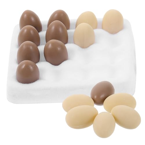 Milisten 1satz Miniatur Eier Mit Tray Weiße Dunkle Eier Für Dekoration Für Mikrolandschaften Und Miniatur Küche Milisten 1satz Miniatur Eier Mit Tray Weiße Dunkle Eier Für Dekoration Für Mikrolandschaften Und Miniatur Küche von Milisten