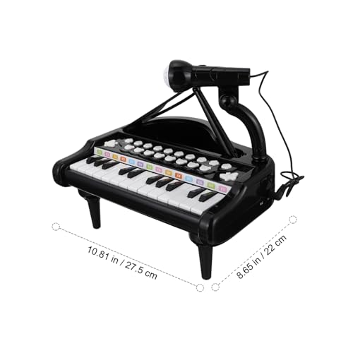 Milisten 1 Satz Elektronisches Orgelspielzeug Instrumentales Für Multifunktionales Musikspielzeug Musical Toy Mini-musikspielzeug Abs Black von Milisten