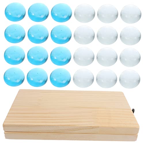 Milisten 1 Satz Faltbares Mancala Spielset aus Lehrreiches Logikspiel für Familie und Eltern Junge Mädchen Interaktion mit Bruchfesten Edelsteinen und Glatter Oberfläche von Milisten