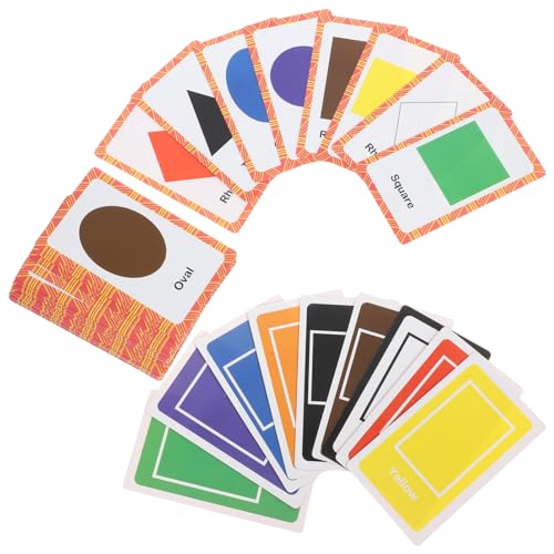 Milisten 1 Satz Farbform Flash -Karte lustiges Kinderspielzeug Lernkarten für Kleinkinder Accessoire Karteikarten Lernen tragbares Kinderspielzeug Spielkarten Papier Milisten 1 Satz Farbform Flash -Karte lustiges Kinderspielzeug Lernkarten für Kleinkinder Accessoire Karteikarten Lernen tragbares Kinderspielzeug Spielkarten Papier von Milisten