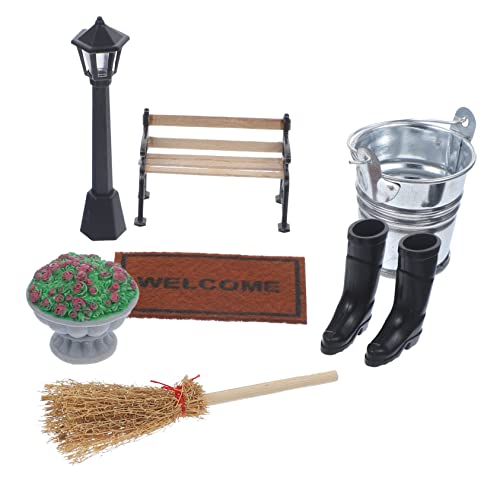 Milisten 1 Satz Gartendekorationsset Miniaturdekor Miniaturfiguren Zubehör für Mikrolandschaften Mini -Figur Landschaftsfiguren kleine Figuren Mini-House-Park-Modelle Mini-Dekoration Holz Milisten 1 Satz Gartendekorationsset Miniaturdekor Miniaturfiguren Zubehör für Mikrolandschaften Mini -Figur Landschaftsfiguren kleine Figuren Mini-House-Park-Modelle Mini-Dekoration Holz von Milisten