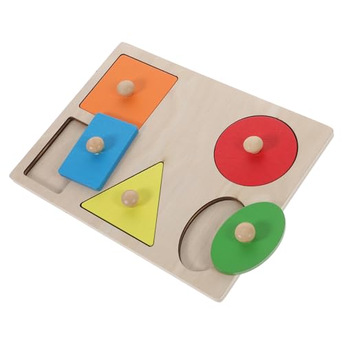 Milisten 1 Satz Geometrisches Formen Puzzle für Kleinkinder Holzspielzeug und Formenverständnis für Geburtstagsgeschenke und Festivals Milisten 1 Satz Geometrisches Formen Puzzle für Kleinkinder Holzspielzeug und Formenverständnis für Geburtstagsgeschenke und Festivals von Milisten