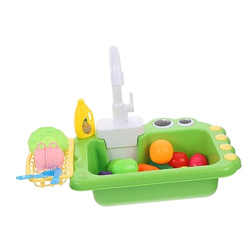 Milisten 1 Satz Geschirrspüler elektrische Spüle Rollenspiel Küchenspüle Rollenspiel Küchenspüle mit fließendem Wasser Geschirrspülen Plastik Light Green Milisten 1 Satz Geschirrspüler elektrische Spüle Rollenspiel Küchenspüle Rollenspiel Küchenspüle mit fließendem Wasser Geschirrspülen Plastik Light Green von Milisten