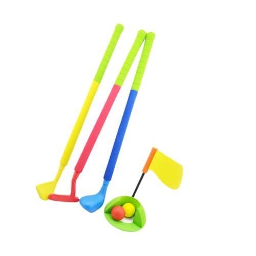 Milisten 1 Satz Golfspielzeug Mini Golfspiel für Jungen und Mädchen Fördert Outdoor Aktivitäten Verbessert Hand Fuß Koordination Ab Jahren für Eltern Junge Mädchen von Milisten