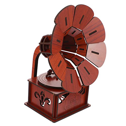 Milisten 1 Satz Grammophon-Modell Bausätze für Ausbildung DIY Puzzle Kinderspielzeug zusammenbauen Bildungsspielzeug Lernspielzeug für Holz Milisten 1 Satz Grammophon-Modell Bausätze für Ausbildung DIY Puzzle Kinderspielzeug zusammenbauen Bildungsspielzeug Lernspielzeug für Holz von Milisten