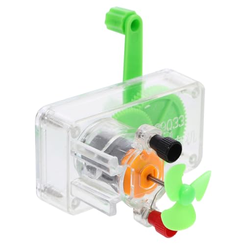 Milisten 1 Satz Handkurbelgenerator DIY für Experimentierkasten zur Stromerzeugung für Schule und Zuhause Fördert Kreativität und Lernen von Milisten