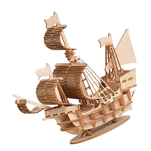 Milisten 1 Satz Holz Puzzle Segelboot Modell DIY Handgefertigtes für Hand Augen Koordination und Kreatives Lernen Sicher und Glatt für Kleine Milisten 1 Satz Holz Puzzle Segelboot Modell DIY Handgefertigtes für Hand Augen Koordination und Kreatives Lernen Sicher und Glatt für Kleine von Milisten