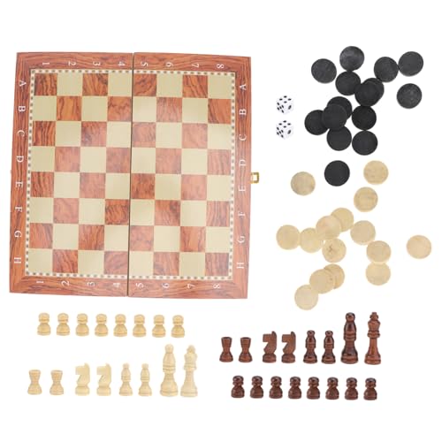 Milisten 1 Satz Holz Schachspiel Schach Dame und in Tragbaren Box Königshöhe für Familien und Unterhaltungsspielzeug Milisten 1 Satz Holz Schachspiel Schach Dame und in Tragbaren Box Königshöhe für Familien und Unterhaltungsspielzeug von Milisten