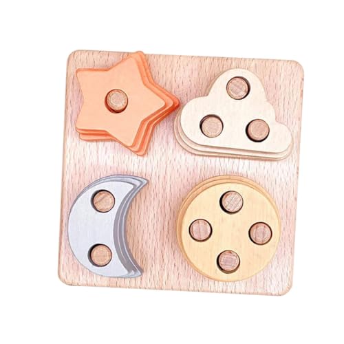 Milisten 1 Satz Holz Stapelspielzeug für Kleinkinder Montessori Formensortierspielzeug mit Sternen Mond und Wolken Fördert Hand Augen Koordination und Kreativität Sicheres und Leichtes Milisten 1 Satz Holz Stapelspielzeug für Kleinkinder Montessori Formensortierspielzeug mit Sternen Mond und Wolken Fördert Hand Augen Koordination und Kreativität Sicheres und Leichtes von Milisten