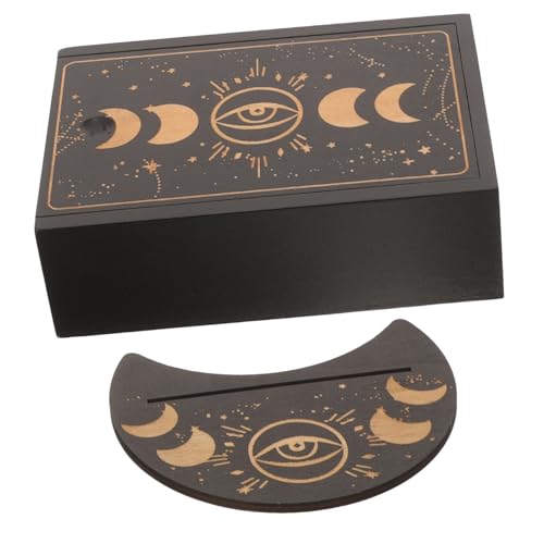 Milisten 1 Satz Holz Tarot Karten Box mit Halter Aufbewahrung für Tarotkarten Kompakte und Leichte Design Zuhause und Unterwegs Milisten 1 Satz Holz Tarot Karten Box mit Halter Aufbewahrung für Tarotkarten Kompakte und Leichte Design Zuhause und Unterwegs von Milisten