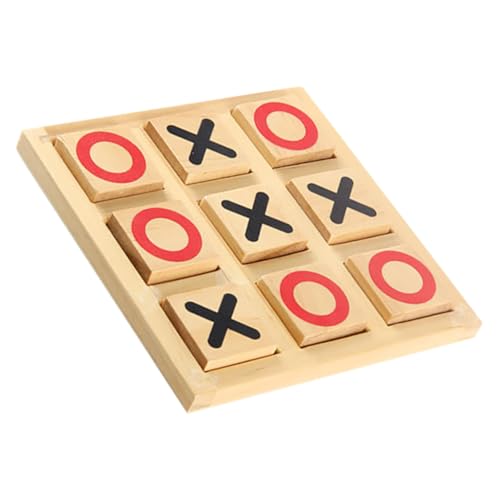 Milisten 1 Satz Holz Toe Spielset Interaktives Lernspiel für Holzbrettspiel Logischem und Problemlösungsfähigkeiten für Familienfeiern und Reisen Milisten 1 Satz Holz Toe Spielset Interaktives Lernspiel für Holzbrettspiel Logischem und Problemlösungsfähigkeiten für Familienfeiern und Reisen von Milisten