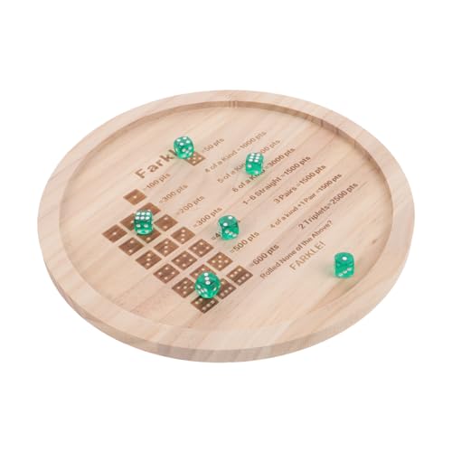 Milisten 1 Satz Holz Würfeltablett für Farkle Würfelspiel Tragbar Sicher mit Aufbewahrungstasche für Familienabende und Spieleabende Würfeln und Spielzubehör Milisten 1 Satz Holz Würfeltablett für Farkle Würfelspiel Tragbar Sicher mit Aufbewahrungstasche für Familienabende und Spieleabende Würfeln und Spielzubehör von Milisten