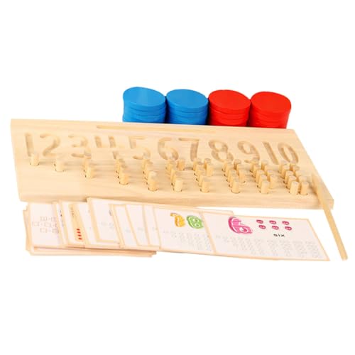 Milisten 1 Satz Holz Zahlen Spiele für Pädagogisches Lernspielzeug Sicheres und Langlebiges Material für Mathematik Übungen und Kreative im Kindergarten Milisten 1 Satz Holz Zahlen Spiele für Pädagogisches Lernspielzeug Sicheres und Langlebiges Material für Mathematik Übungen und Kreative im Kindergarten von Milisten