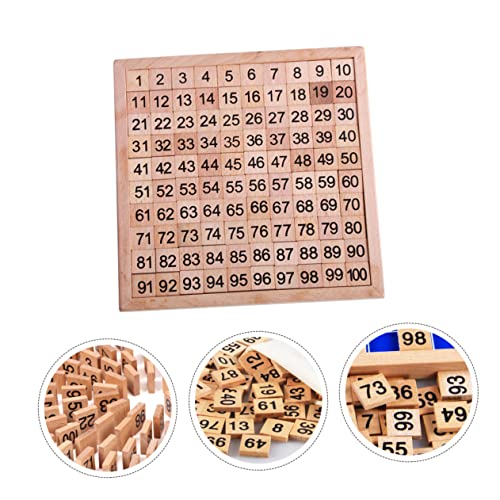 Milisten Holzpuzzle 1-100 Zahlenpuzzle für Kleinkinder Pädagogisches Lernspielzeug aus Holz Sicher und Glatt für Frühe Mathematik und Denkfähigkeiten Milisten Holzpuzzle 1-100 Zahlenpuzzle für Kleinkinder Pädagogisches Lernspielzeug aus Holz Sicher und Glatt für Frühe Mathematik und Denkfähigkeiten von Milisten