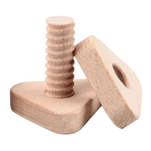 Milisten 1 Satz Holzblock Lernspielzeug Für Schraube Paarungsspielzeug Mit Geometrischen Formen Kinderspielzeug Zum Schrauben Pädagogisches Schraubenspielzeug Milisten 1 Satz Holzblock Lernspielzeug Für Schraube Paarungsspielzeug Mit Geometrischen Formen Kinderspielzeug Zum Schrauben Pädagogisches Schraubenspielzeug von Milisten