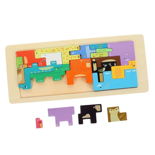 Milisten 1 Satz Holzpuzzle für Kleinkinder Pädagogisches Tierpuzzle aus Holz für Frühe Lernspiele Fördert und Formwahrnehmung Geeignet für Jungen und Mädchen Milisten 1 Satz Holzpuzzle für Kleinkinder Pädagogisches Tierpuzzle aus Holz für Frühe Lernspiele Fördert und Formwahrnehmung Geeignet für Jungen und Mädchen von Milisten
