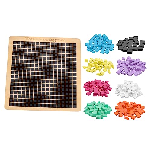 Milisten 1 Satz Holzpuzzle für Montessori mit Bunten Musterblöcken Fördert Kreativität und Lernspaß für Frühe Bildung und Interaktive Milisten 1 Satz Holzpuzzle für Montessori mit Bunten Musterblöcken Fördert Kreativität und Lernspaß für Frühe Bildung und Interaktive von Milisten