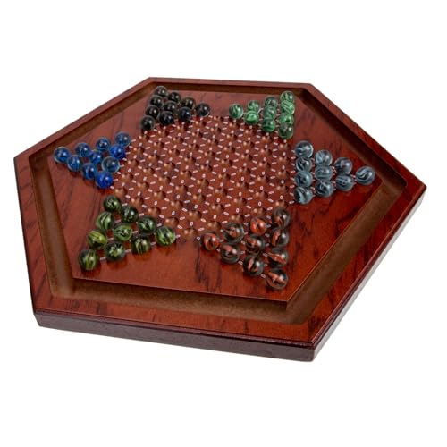 Milisten 1 Satz Holzschachbrett Kinderspielzeug Sechseck-Checker Lernspielzeug Für Brettspiele Pädagogischer Chinesischer Dame Chinesisches Damespielzeug Für Holz Dame Glas Brown Milisten 1 Satz Holzschachbrett Kinderspielzeug Sechseck-Checker Lernspielzeug Für Brettspiele Pädagogischer Chinesischer Dame Chinesisches Damespielzeug Für Holz Dame Glas Brown von Milisten