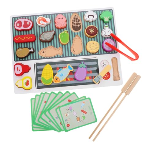 Milisten 1 Satz Holzspielzeug Grillset für Kreatives Küchenspielzeug mit Realistischem Grill und BBQ Zubehör Fördert Motorische Fähigkeiten und Fantasievolles für Rollenspiele und Partys Milisten 1 Satz Holzspielzeug Grillset für Kreatives Küchenspielzeug mit Realistischem Grill und BBQ Zubehör Fördert Motorische Fähigkeiten und Fantasievolles für Rollenspiele und Partys von Milisten