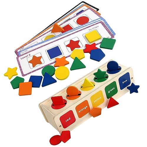 Milisten 1 Satz Holzspielzeug Montessori Formenklassifizierungsspiel für Fördert Motorische Fähigkeiten und Hand Augen Koordination für Monate und Ältere Milisten 1 Satz Holzspielzeug Montessori Formenklassifizierungsspiel für Fördert Motorische Fähigkeiten und Hand Augen Koordination für Monate und Ältere von Milisten