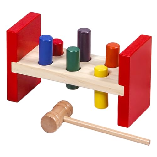 Milisten 1 Satz Holzspielzeug für Kleinkinder Pädagogisches Hämmer mit Bunten Nägeln Sicheres und Langlebiges Lernspielzeug für Frühkindliche Entwicklung für Drinnen und Unterwegs Milisten 1 Satz Holzspielzeug für Kleinkinder Pädagogisches Hämmer mit Bunten Nägeln Sicheres und Langlebiges Lernspielzeug für Frühkindliche Entwicklung für Drinnen und Unterwegs von Milisten
