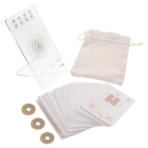 Milisten 1 Satz I Ging Solitaire I-Ching-Karten Für Anfänger Ich Liebe Karten Ich Suche Nach Einer Anfängerkarte I-Ching-Karte Für Anfänger Alte Chinesische Wahrsagekarte Plastik Milisten 1 Satz I Ging Solitaire I-Ching-Karten Für Anfänger Ich Liebe Karten Ich Suche Nach Einer Anfängerkarte I-Ching-Karte Für Anfänger Alte Chinesische Wahrsagekarte Plastik von Milisten