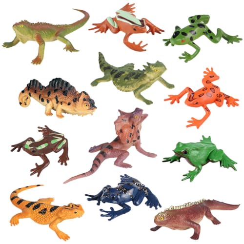 Milisten 1 Satz Imitation Tier Set Teiliges Wildtier Modell für Kreative Dekoration und Pädagogische Zwecke für Gartenstatue von Milisten