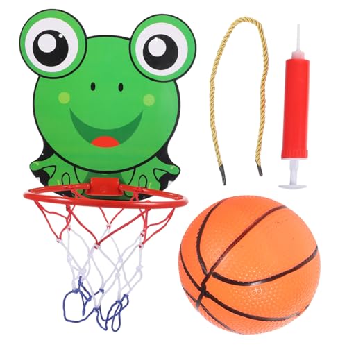 Milisten 1 Satz Indoor Basketballkorb Set für Frosch Design Wandmontage für Basketballspiele für Jungen und Fördert und Motorische Fähigkeiten Milisten 1 Satz Indoor Basketballkorb Set für Frosch Design Wandmontage für Basketballspiele für Jungen und Fördert und Motorische Fähigkeiten von Milisten