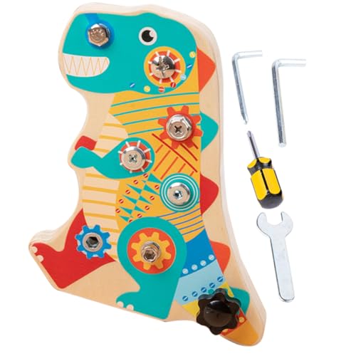 Milisten 1 Satz Interaktives Busy Board aus Holz Lernspielzeug mit Dinosaurier Thema für Ab Jahren Fördert Motorik Konzentration und Eltern Junge Mädchen Interaktion Milisten 1 Satz Interaktives Busy Board aus Holz Lernspielzeug mit Dinosaurier Thema für Ab Jahren Fördert Motorik Konzentration und Eltern Junge Mädchen Interaktion von Milisten