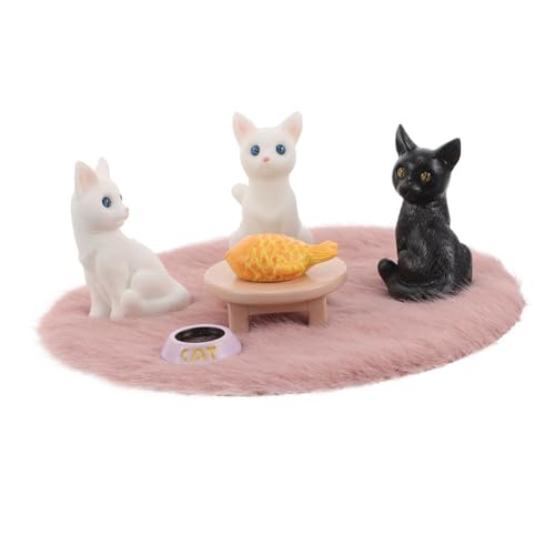 Milisten 1 Satz Katzen-Set-Ornamente Minikatzen Miniatur-Katzenfiguren Miniaturkatzen Katzenfiguren für Katzenfiguren aus Kunstharz DIY-Katzendekorationen Puppenhaus Haustiere Plüsch Milisten 1 Satz Katzen-Set-Ornamente Minikatzen Miniatur-Katzenfiguren Miniaturkatzen Katzenfiguren für Katzenfiguren aus Kunstharz DIY-Katzendekorationen Puppenhaus Haustiere Plüsch von Milisten