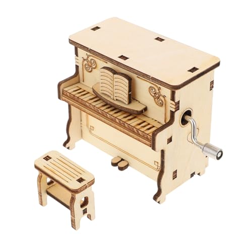 Milisten 1 Satz Klaviermusikerspielzeug Musical Bausatz Spielzeugklavier Herstellung Erwachsene Kind Handwerk Bauen Puzzle-Boxen Kid Piano Puzzle- Piano-Modell Hölzern Milisten 1 Satz Klaviermusikerspielzeug Musical Bausatz Spielzeugklavier Herstellung Erwachsene Kind Handwerk Bauen Puzzle-Boxen Kid Piano Puzzle- Piano-Modell Hölzern von Milisten