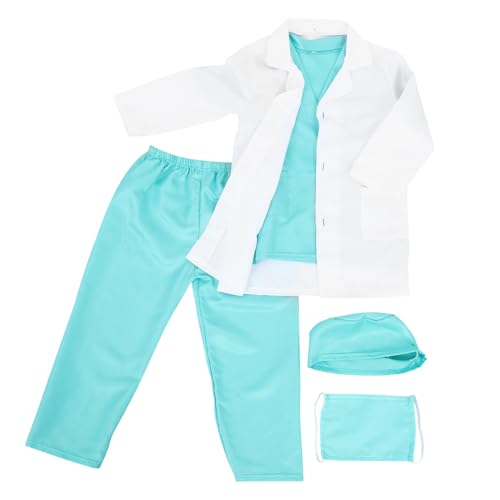 Milisten 1 Satz Kleidung des Kinderarztes Arztuniform Kostüme für Jungen Wissenschaftlicher Laborkittel für Arztkittel für Kleinkinder Arztkittel für Stoff Milisten 1 Satz Kleidung des Kinderarztes Arztuniform Kostüme für Jungen Wissenschaftlicher Laborkittel für Arztkittel für Kleinkinder Arztkittel für Stoff von Milisten