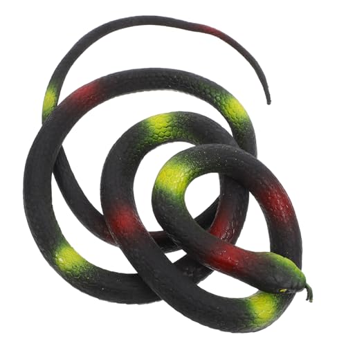 Milisten 1 Satz Kniffliges Schlangenspielzeug Schlangenerkennungsmodell Schlangenfigur Interessantes Schlangenspielzeug Spielzeugschlangen Schlangen Colorful Weiches Gummi von Milisten