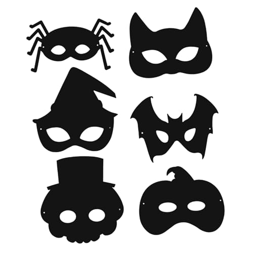 Milisten 1 Satz Kratzmasken Set für DIY Halloween Masken zum Kratzen Kreativitätsförderung und Hand Auge Koordination Bastelset für Kindergeburtstagsfeiern und Halloween Partys Milisten 1 Satz Kratzmasken Set für DIY Halloween Masken zum Kratzen Kreativitätsförderung und Hand Auge Koordination Bastelset für Kindergeburtstagsfeiern und Halloween Partys von Milisten