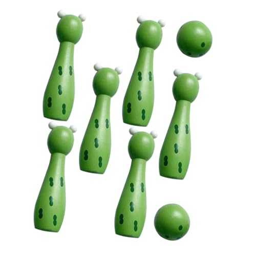 Milisten 1 Satz Kreatives Holz Bowling für Teiliges Kegelspiel für Drinnen und Draußen Fördert Motorische Fähigkeiten und Konzentration für Familien und Partyaktivitäten Milisten 1 Satz Kreatives Holz Bowling für Teiliges Kegelspiel für Drinnen und Draußen Fördert Motorische Fähigkeiten und Konzentration für Familien und Partyaktivitäten von Milisten