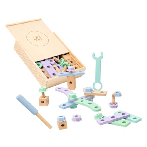 Milisten 1 Satz Kreatives Selbstmontage Holzwerkzeugkasten für Frühkindliche Bildung DIY Werkzeugspielzeug für Pädagogisches für Kreatives Milisten 1 Satz Kreatives Selbstmontage Holzwerkzeugkasten für Frühkindliche Bildung DIY Werkzeugspielzeug für Pädagogisches für Kreatives von Milisten