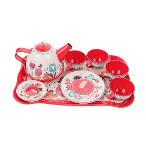 Milisten 1 Satz Küchen Set für Teeservice aus Robustem Blech Rollenspiel für Teeparty Fördert Kreativität und Soziale Fähigkeiten für Kleine Hände Milisten 1 Satz Küchen Set für Teeservice aus Robustem Blech Rollenspiel für Teeparty Fördert Kreativität und Soziale Fähigkeiten für Kleine Hände von Milisten