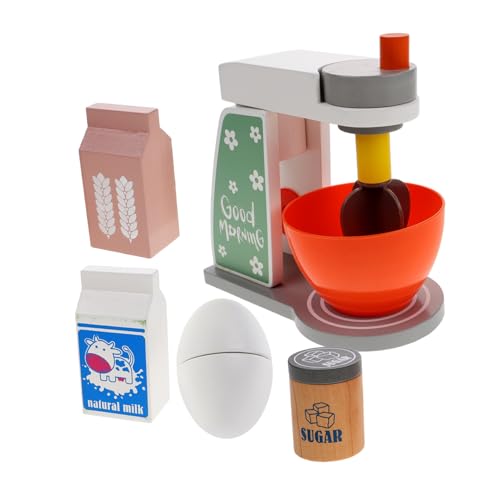 Milisten 1 Satz Küchenspielzeug für Kleiner Mixer für Mixer-Modell Mini-Mixer für den Schreibtisch Hausspielzeug Mini-Mixer- Holz Milisten 1 Satz Küchenspielzeug für Kleiner Mixer für Mixer-Modell Mini-Mixer für den Schreibtisch Hausspielzeug Mini-Mixer- Holz von Milisten