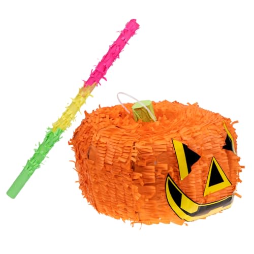 Milisten 1satz Halloween Pappe Kürbisform Mit Schläger Für Festliche Feiern Für Kindergeburtstage Und Halloween-events Dekorative Partyunterhaltung Milisten 1satz Halloween Pappe Kürbisform Mit Schläger Für Festliche Feiern Für Kindergeburtstage Und Halloween-events Dekorative Partyunterhaltung von Milisten
