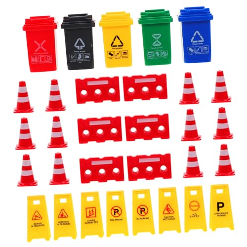 Milisten 1 Satz Lehrmittel Für Verkehrszeichen- Simulation Verkehrszeichen Miniatur Barrikade Mini -verkehrskegel Mini -straßenkegel Road Schild Plastik Milisten 1 Satz Lehrmittel Für Verkehrszeichen- Simulation Verkehrszeichen Miniatur Barrikade Mini -verkehrskegel Mini -straßenkegel Road Schild Plastik von Milisten