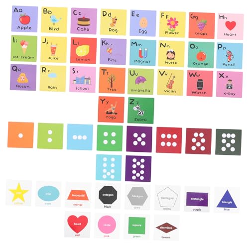 Milisten 1 Satz Lernkarten für Kleinkinder Alphabet und Formen Pädagogisches Kognitiven Entwicklung und Stärkung der Eltern Bindung für Vorschulkinder Milisten 1 Satz Lernkarten für Kleinkinder Alphabet und Formen Pädagogisches Kognitiven Entwicklung und Stärkung der Eltern Bindung für Vorschulkinder von Milisten