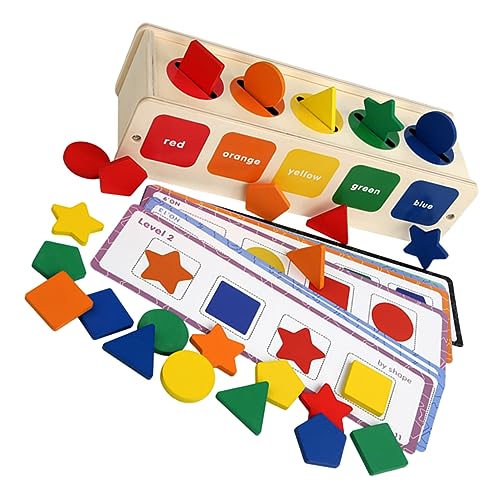Milisten 1 Satz Lernkastenspielzeug Kinderspielzeug Montessori Sortierspielzeug Farb -Lernspielzeug Erkennungsspielzeug zum Sortieren von Formen Farbkognitionsspielzeug hölzern Milisten 1 Satz Lernkastenspielzeug Kinderspielzeug Montessori Sortierspielzeug Farb -Lernspielzeug Erkennungsspielzeug zum Sortieren von Formen Farbkognitionsspielzeug hölzern von Milisten