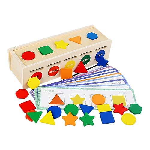 Milisten 1 Satz Lernkastenspielzeug Kinderspielzeug sortieren Farbkognitionsspielzeug Sortierspielzeug für Babys Erkennungsspielzeug hölzern Milisten 1 Satz Lernkastenspielzeug Kinderspielzeug sortieren Farbkognitionsspielzeug Sortierspielzeug für Babys Erkennungsspielzeug hölzern von Milisten