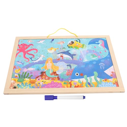 Milisten 1 Satz Lernspielzeug Für Kleiner Junge Lehrreich Babys Kleinkind Puzzle Rätsel Pädagogikspielzeug Kinderspielzeug Holz von Milisten