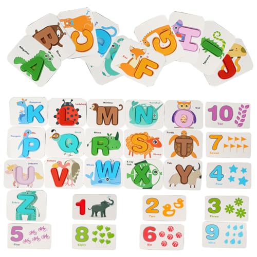 Milisten 1 Satz Lernspielzeug für Alphabet Spiele mit Interaktiven Lernkarten für Jungen und Fördert Englischkenntnisse und Eltern Junge Mädchen Interaktion aus Stabilem für Vorschulkinder Milisten 1 Satz Lernspielzeug für Alphabet Spiele mit Interaktiven Lernkarten für Jungen und Fördert Englischkenntnisse und Eltern Junge Mädchen Interaktion aus Stabilem für Vorschulkinder von Milisten