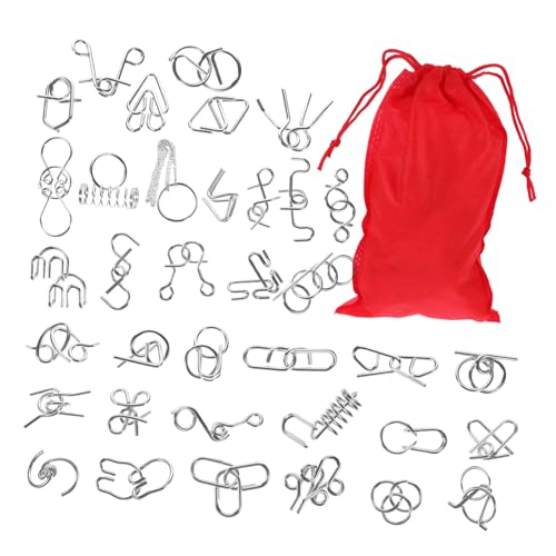 Milisten 1 Satz Luban-Schlossspielzeug Rätsel für Erwachsene Denksportaufgaben Puzzle-Schlösser aus Metall Teaser-Rätsel für Bildungsspielzeug Kinderspielzeug Milisten 1 Satz Luban-Schlossspielzeug Rätsel für Erwachsene Denksportaufgaben Puzzle-Schlösser aus Metall Teaser-Rätsel für Bildungsspielzeug Kinderspielzeug von Milisten