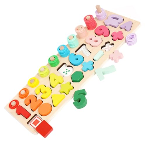 Milisten Holzpuzzle für Kleinkinder Lernspielzeug Zahlen Formspielzeug Pädagogisches Holzspielzeug für Frühe Entwicklung Milisten Holzpuzzle für Kleinkinder Lernspielzeug Zahlen Formspielzeug Pädagogisches Holzspielzeug für Frühe Entwicklung von Milisten