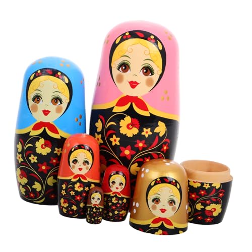 Milisten 1 Satz Matroschka- Nistspielzeug Puppen stapeln Nistpuppen für Russische Nistpuppen Matroschka-Puppen Nistpuppen aus Holz Matryoshka -Puppe hölzern Milisten 1 Satz Matroschka- Nistspielzeug Puppen stapeln Nistpuppen für Russische Nistpuppen Matroschka-Puppen Nistpuppen aus Holz Matryoshka -Puppe hölzern von Milisten